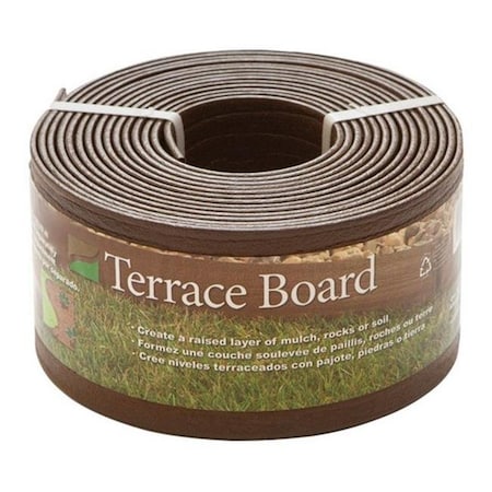 Master Mark Master Mark 94440 Terrace 4 in. x 40 ft. Black Board Landscape Edging 7385495